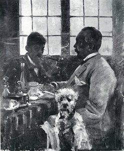 At the Breakfast Table by Lovis Corinth